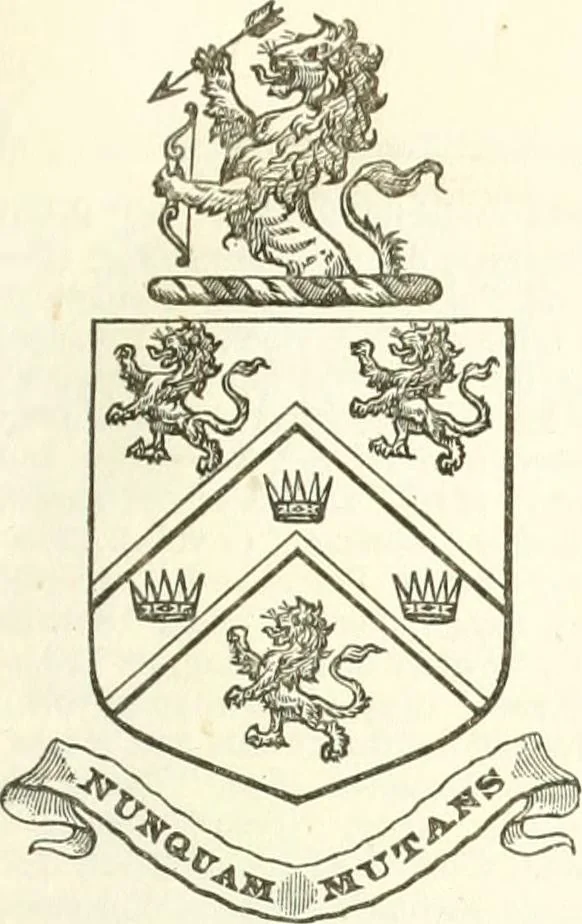 An illustration from Visitation of England and Wales, 1893, leaf 12