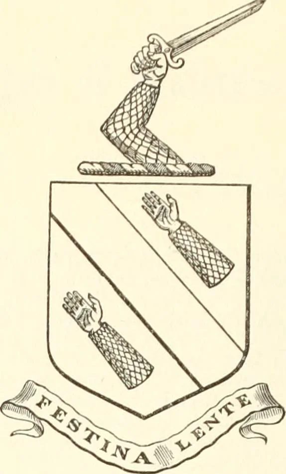 An illustration from Visitation of England and Wales, 1893, leaf 129
