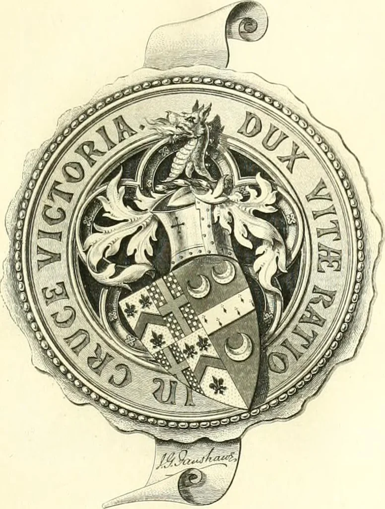 An illustration from Visitation of England and Wales, 1893, leaf 172
