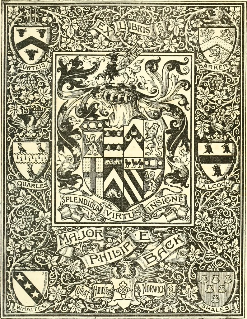 An illustration from Visitation of England and Wales, 1893, leaf 188
