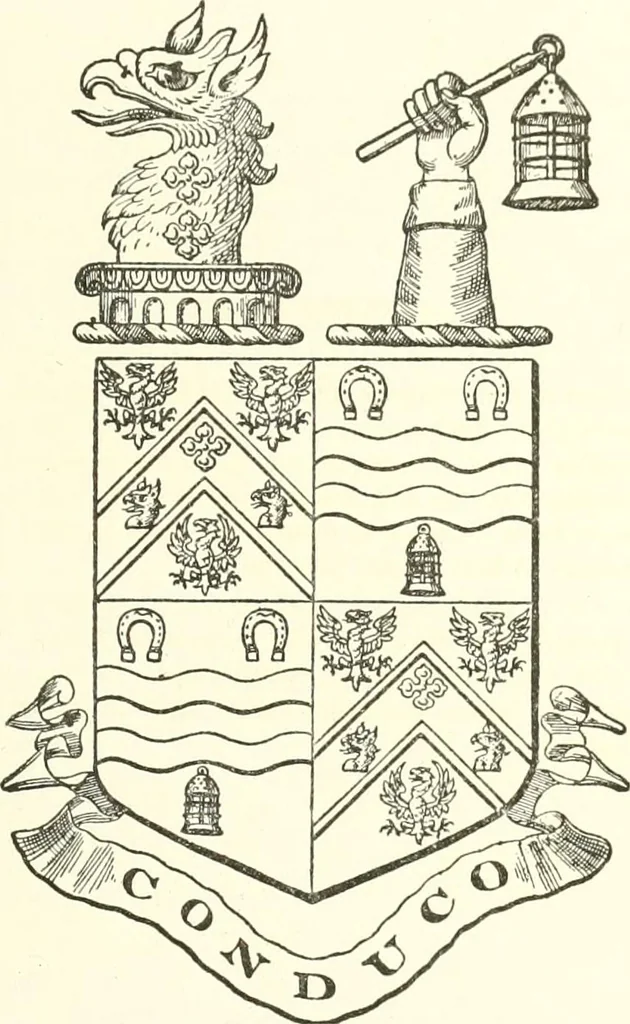 An illustration from Visitation of England and Wales, 1893, leaf 20
