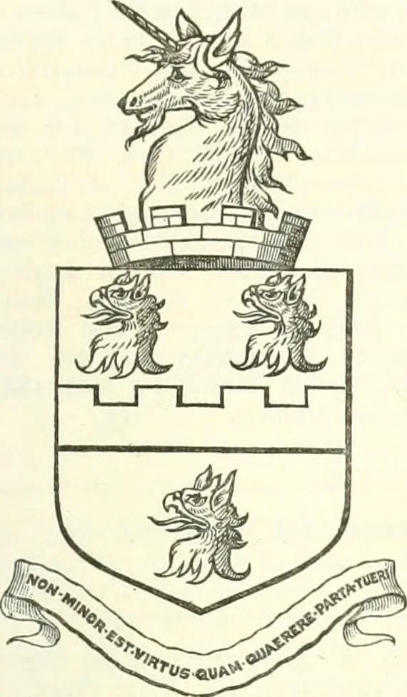 An illustration from Visitation of England and Wales, 1893, leaf 200