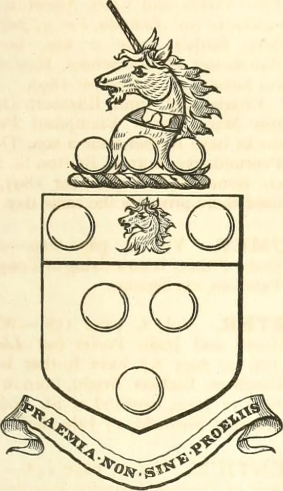 An illustration from Visitation of England and Wales, 1893, leaf 260