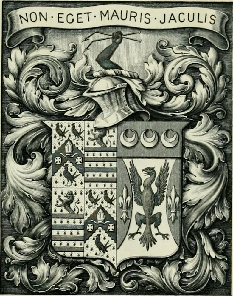 An illustration from Visitation of England and Wales, 1893, leaf 132