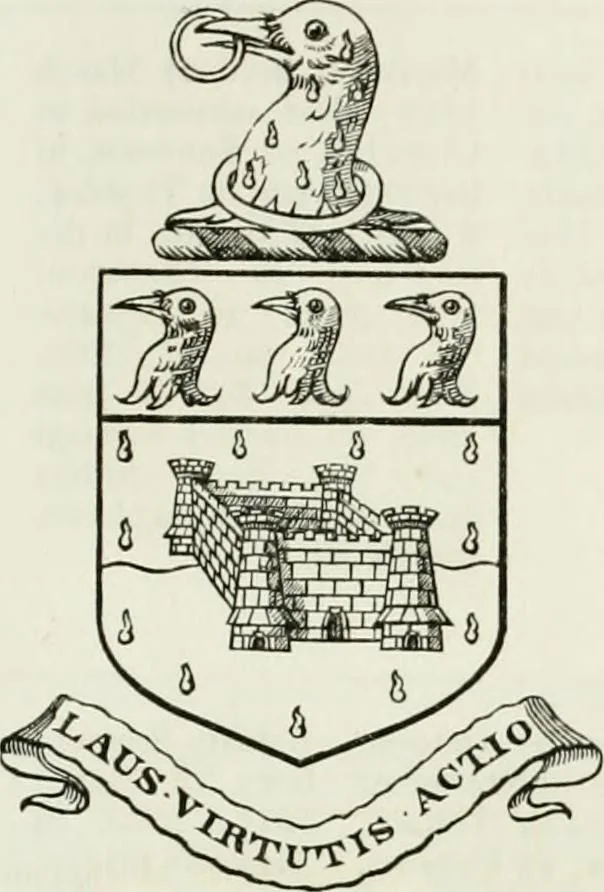 An illustration from Visitation of England and Wales, 1893, leaf 184