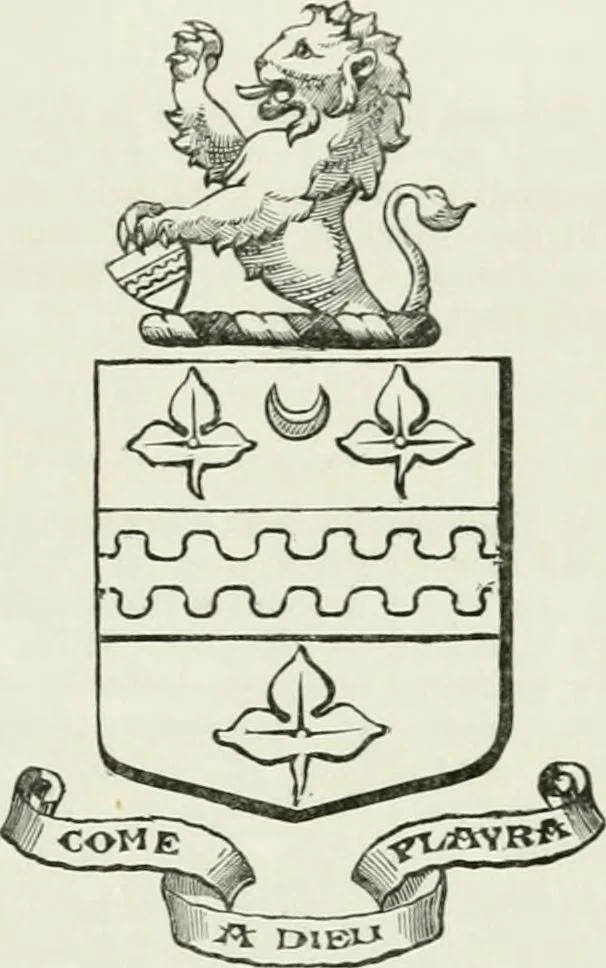An illustration from Visitation of England and Wales, 1893, leaf 208