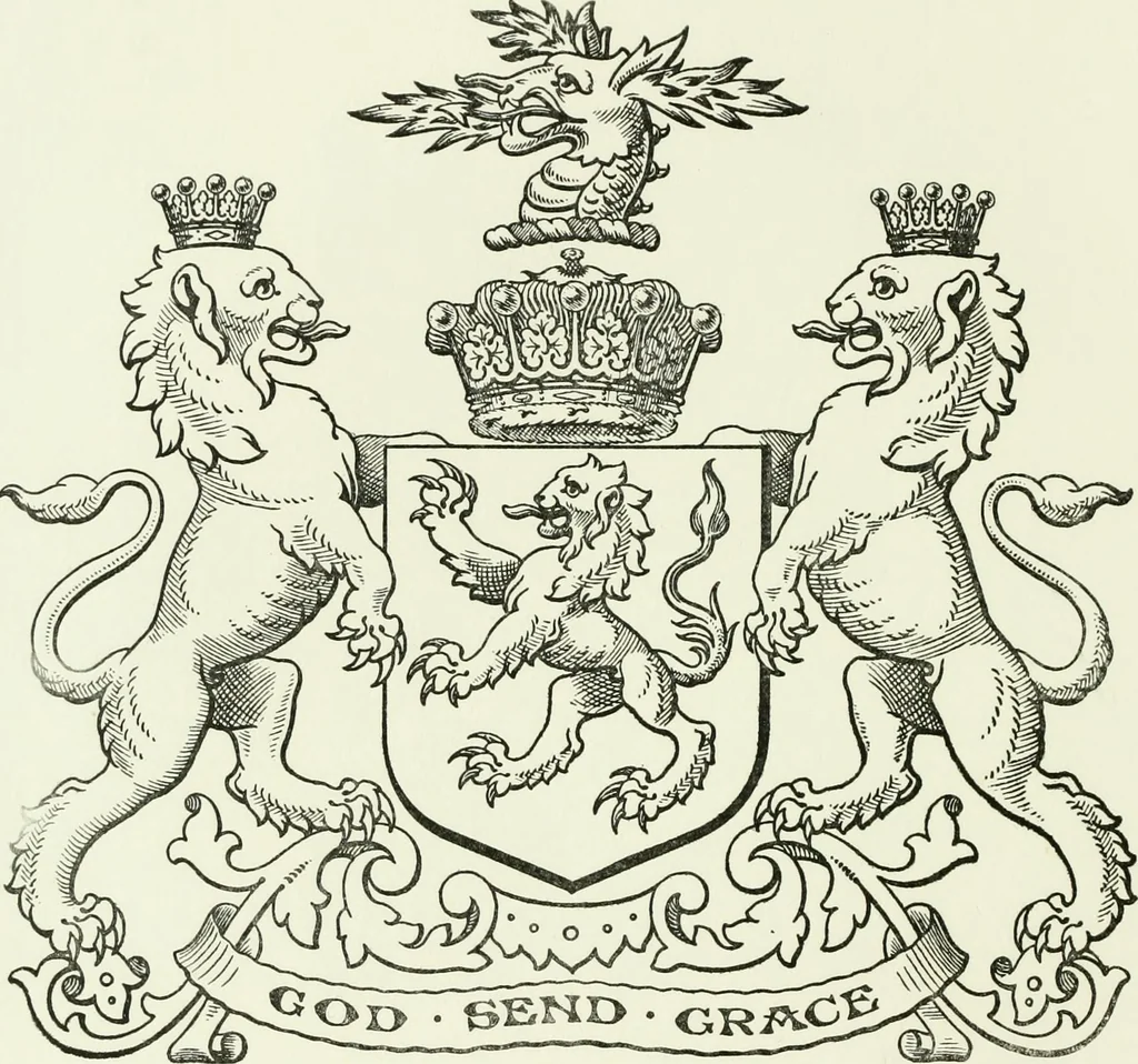 An illustration from Visitation of England and Wales, 1893, leaf 33