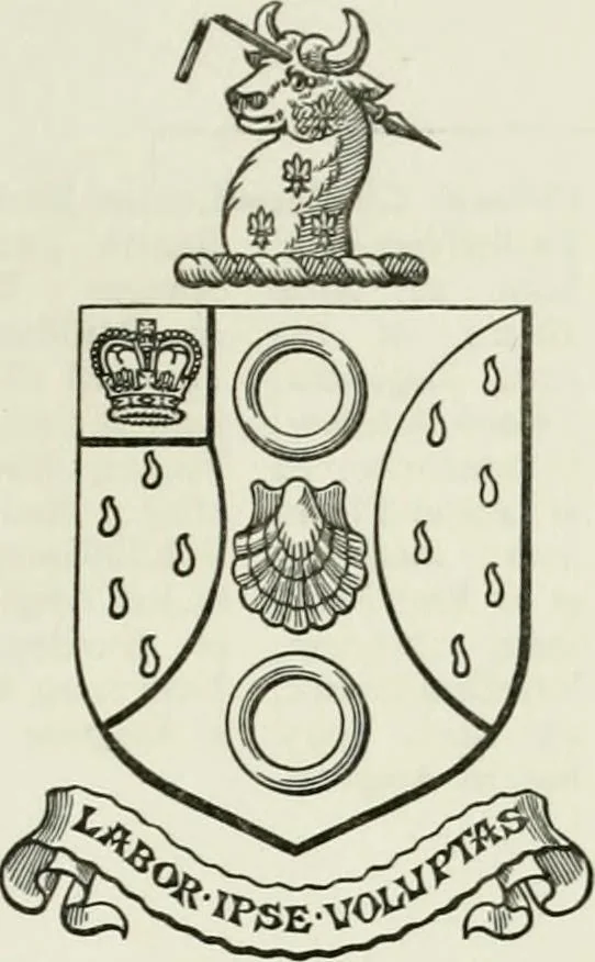 An illustration from Visitation of England and Wales, 1893, leaf 74