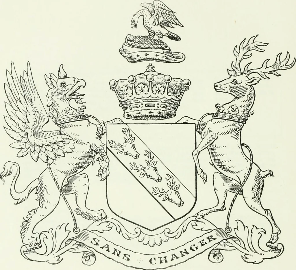 An illustration from Visitation of England and Wales, 1893, leaf 89