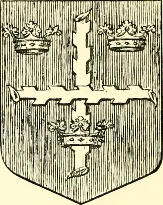 An illustration from A visitation of the county of Essex, 1888, leaf 15