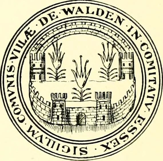 An illustration from A visitation of the county of Essex, 1888, leaf 15