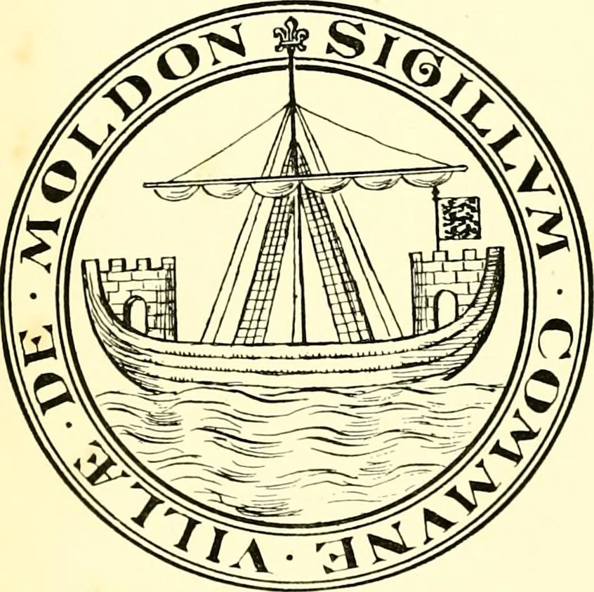 An illustration from A visitation of the county of Essex, 1888, leaf 7