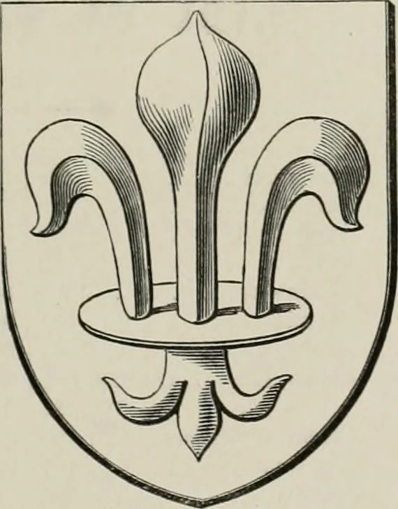 An illustration from The visitation of the county of Somerset in the year 1623, 1876, leaf 194