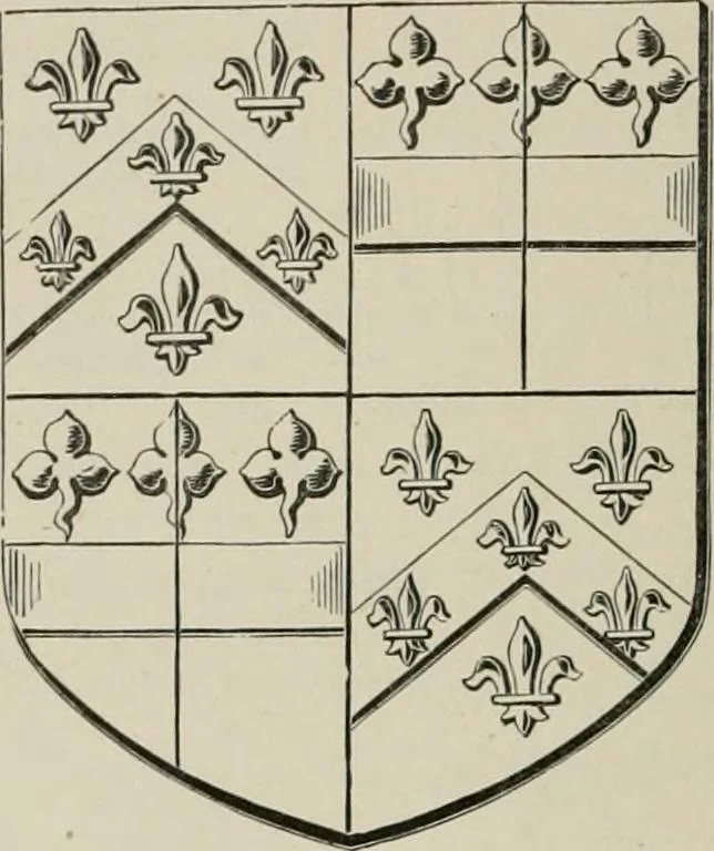 An illustration from The visitation of the county of Somerset in the year 1623, 1876, leaf 237