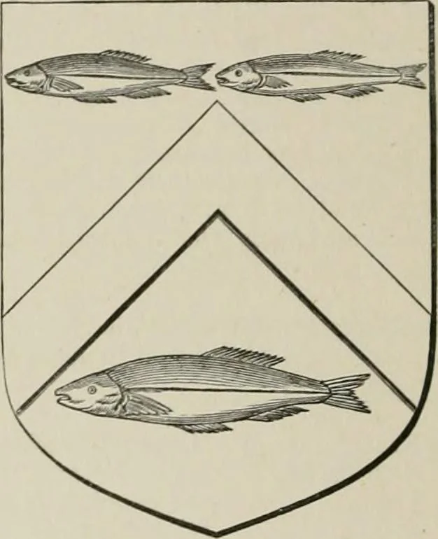 An illustration from The visitation of the county of Somerset in the year 1623, 1876, leaf 309