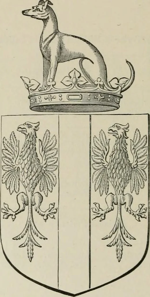 An illustration from The visitation of the county of Somerset in the year 1623, 1876, leaf 315