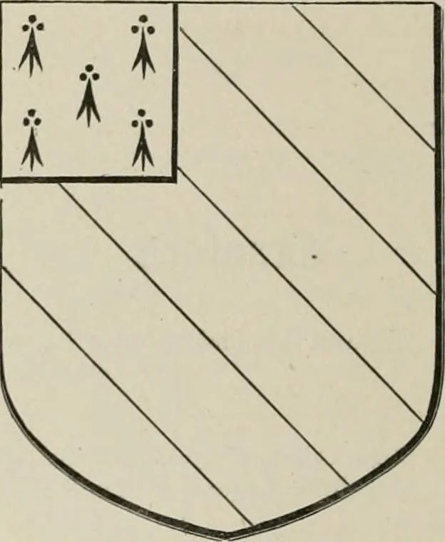 An illustration from The visitation of the county of Somerset in the year 1623, 1876, leaf 327