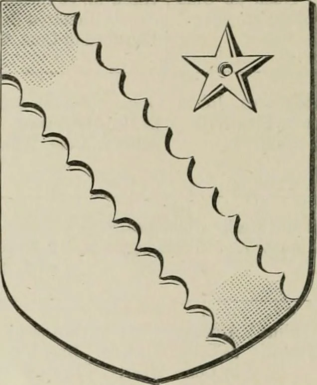 An illustration from The visitation of the county of Somerset in the year 1623, 1876, leaf 345