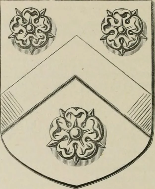 An illustration from The visitation of the county of Somerset in the year 1623, 1876, leaf 349