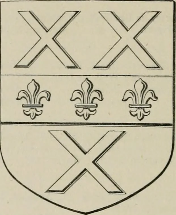An illustration from The visitation of the county of Somerset in the year 1623, 1876, leaf 359