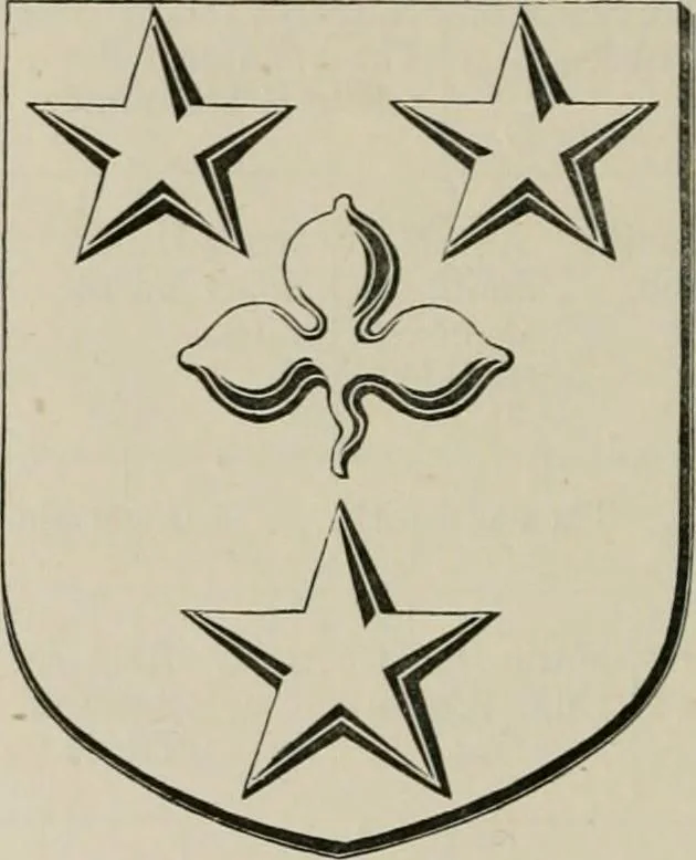 An illustration from The visitation of the county of Somerset in the year 1623, 1876, leaf 361