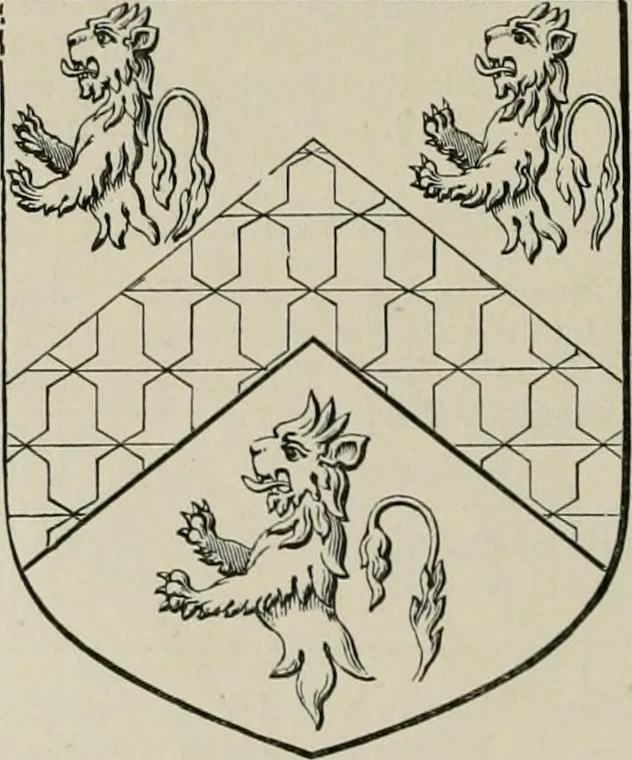 An illustration from The visitation of the county of Somerset in the year 1623, 1876, leaf 413
