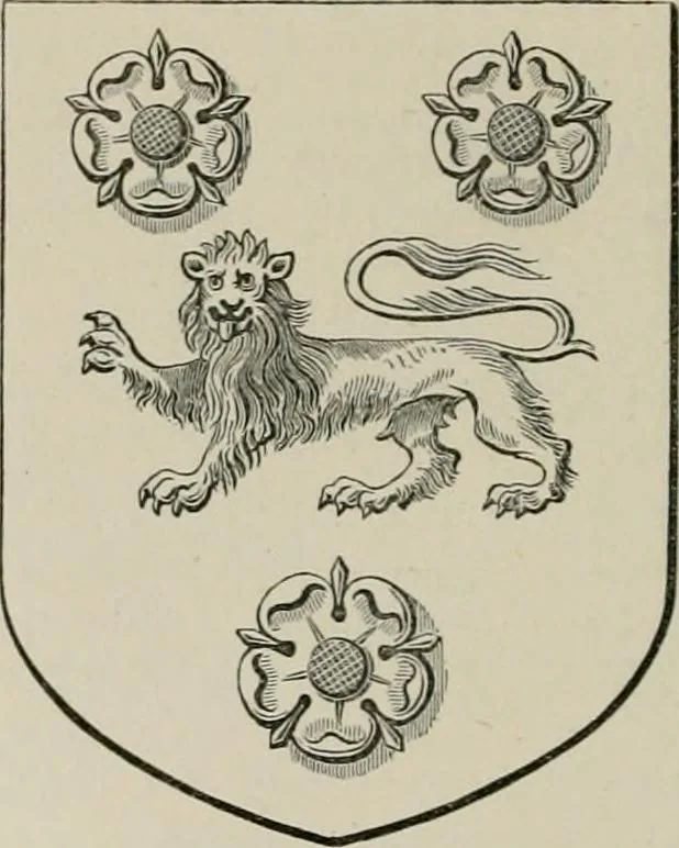An illustration from The visitation of the county of Somerset in the year 1623, 1876, leaf 467
