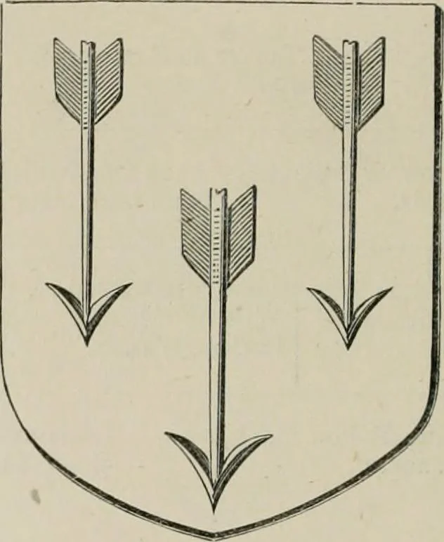 An illustration from The visitation of the county of Somerset in the year 1623, 1876, leaf 469