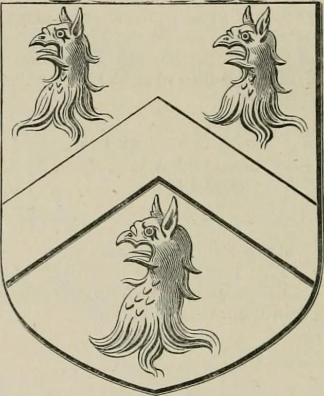 An illustration from The visitation of the county of Somerset in the year 1623, 1876, leaf 493