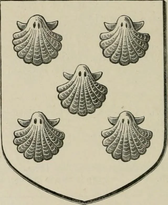 An illustration from The visitation of the county of Somerset in the year 1623, 1876, leaf 521