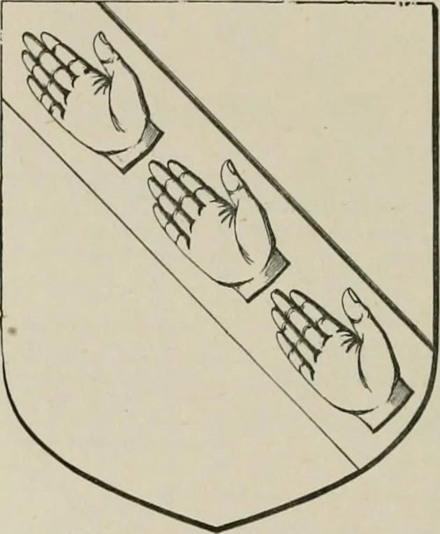 An illustration from The visitation of the county of Somerset in the year 1623, 1876, leaf 529