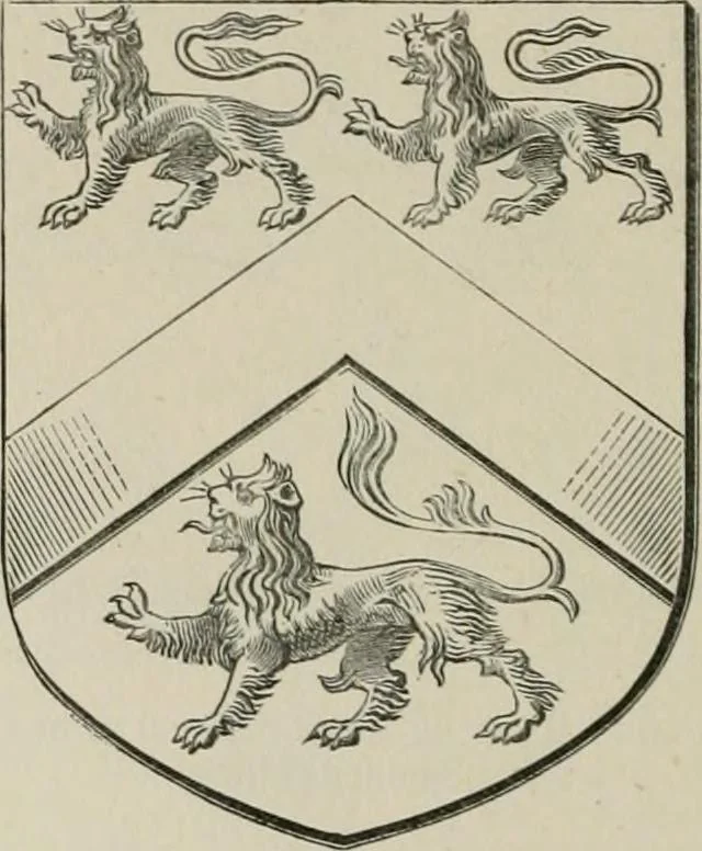 An illustration from The visitation of the county of Somerset in the year 1623, 1876, leaf 539