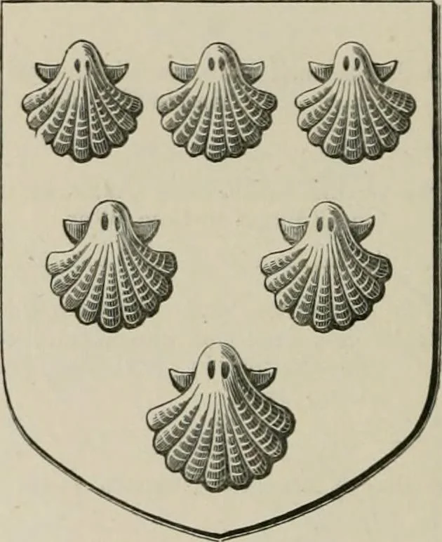 An illustration from The visitation of the county of Somerset in the year 1623, 1876, leaf 549