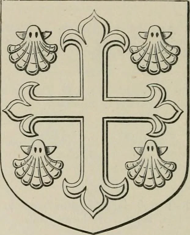 An illustration from The visitation of the county of Somerset in the year 1623, 1876, leaf 551