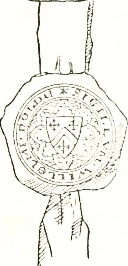 An illustration from The visitation of the county of Warwick, begun by Thomas May, Chester, and Gregory King, Rouge dragon, in Hilary vacacon, 1682. Reviewed by them in the Trinity vacacon following, and finished by Henry Dethick Richmond, and said rouge dragon pursuiv in Trinity vacation, 1683, by virtue of several deputations from Sir Henry St. George, Clarenceux king of arms, 1911, leaf 136
