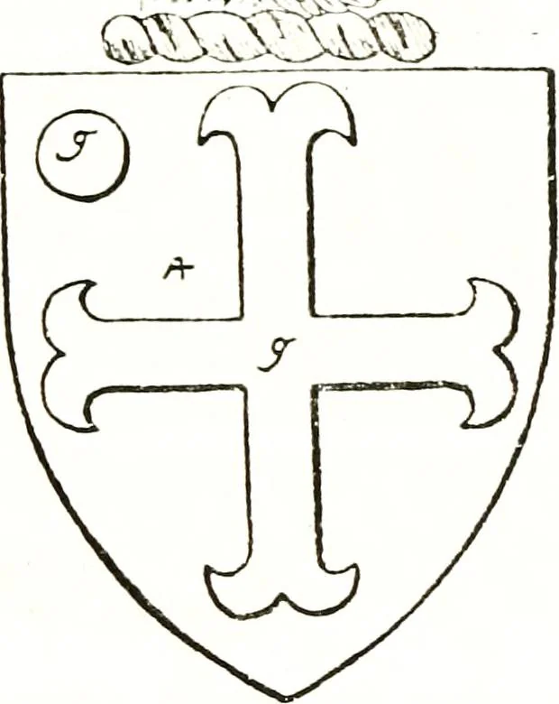 An illustration from The visitation of the county of Warwick, begun by Thomas May, Chester, and Gregory King, Rouge dragon, in Hilary vacacon, 1682. Reviewed by them in the Trinity vacacon following, and finished by Henry Dethick Richmond, and said rouge dragon pursuiv in Trinity vacation, 1683, by virtue of several deputations from Sir Henry St. George, Clarenceux king of arms, 1911, leaf 292