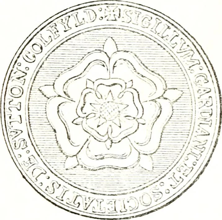 An illustration from The visitation of the county of Warwick, begun by Thomas May, Chester, and Gregory King, Rouge dragon, in Hilary vacacon, 1682. Reviewed by them in the Trinity vacacon following, and finished by Henry Dethick Richmond, and said rouge dragon pursuiv in Trinity vacation, 1683, by virtue of several deputations from Sir Henry St. George, Clarenceux king of arms, 1911, leaf 30