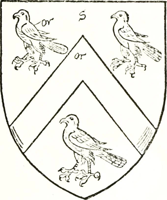 An illustration from The visitation of the county of Warwick, begun by Thomas May, Chester, and Gregory King, Rouge dragon, in Hilary vacacon, 1682. Reviewed by them in the Trinity vacacon following, and finished by Henry Dethick Richmond, and said rouge dragon pursuiv in Trinity vacation, 1683, by virtue of several deputations from Sir Henry St. George, Clarenceux king of arms, 1911, leaf 328