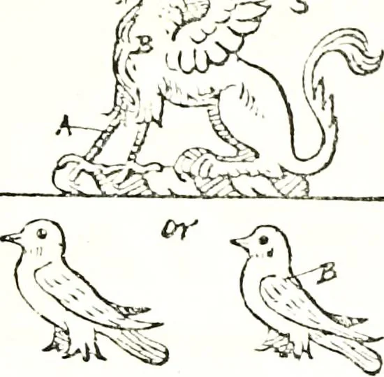 An illustration from The visitation of the county of Warwick, begun by Thomas May, Chester, and Gregory King, Rouge dragon, in Hilary vacacon, 1682. Reviewed by them in the Trinity vacacon following, and finished by Henry Dethick Richmond, and said rouge dragon pursuiv in Trinity vacation, 1683, by virtue of several deputations from Sir Henry St. George, Clarenceux king of arms, 1911, leaf 336