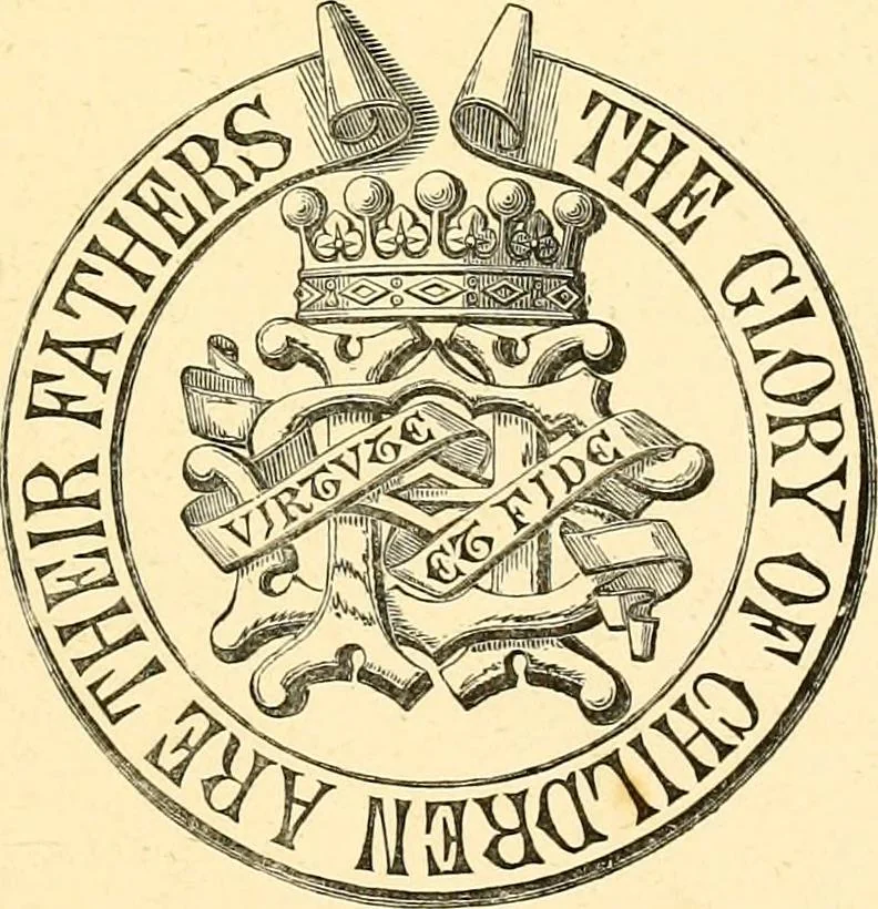 An illustration from The visitation of the county of Cornwall, in the year 1620, 1874, leaf 6