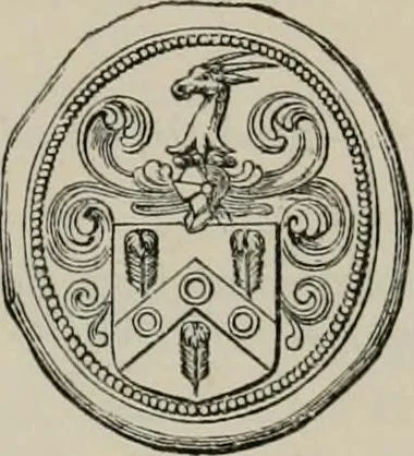 An illustration from The visitation of the county of Leicester in the year 1619, 1870, leaf 12