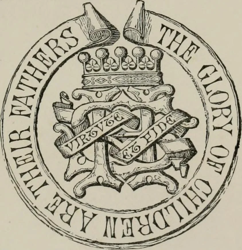 An illustration from The visitation of the county of Leicester in the year 1619, 1870, leaf 4