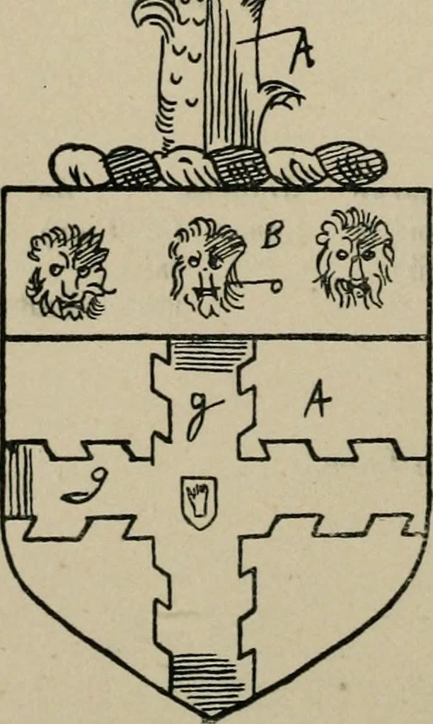 An illustration from The visitation of the county of Buckingham made in 1634 by John Philipot, esq. ..., 1909, leaf 101