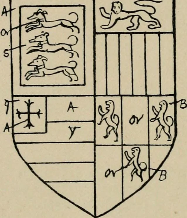 An illustration from The visitation of the county of Buckingham made in 1634 by John Philipot, esq. ..., 1909, leaf 109