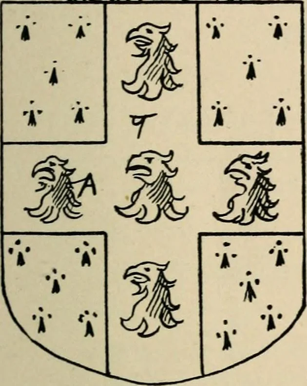An illustration from The visitation of the county of Buckingham made in 1634 by John Philipot, esq. ..., 1909, leaf 112