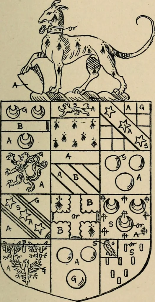 An illustration from The visitation of the county of Buckingham made in 1634 by John Philipot, esq. ..., 1909, leaf 126