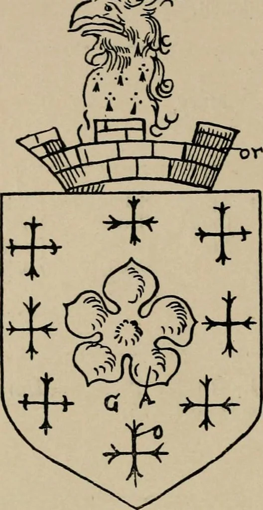 An illustration from The visitation of the county of Buckingham made in 1634 by John Philipot, esq. ..., 1909, leaf 143