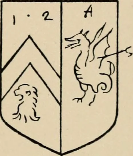 An illustration from The visitation of the county of Buckingham made in 1634 by John Philipot, esq. ..., 1909, leaf 154