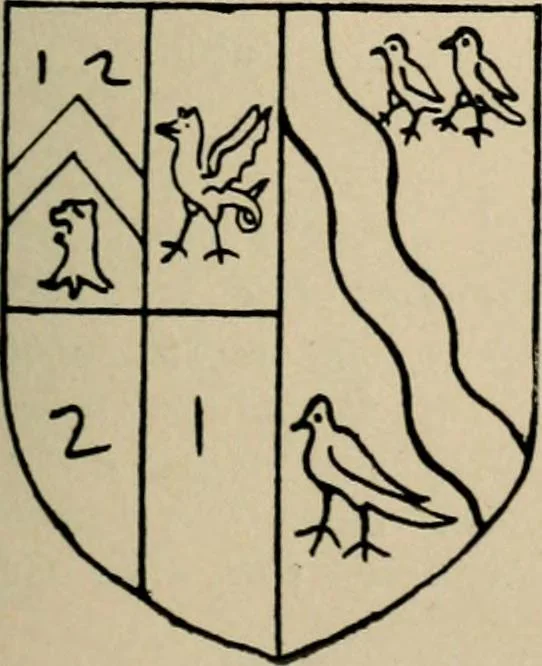 An illustration from The visitation of the county of Buckingham made in 1634 by John Philipot, esq. ..., 1909, leaf 154
