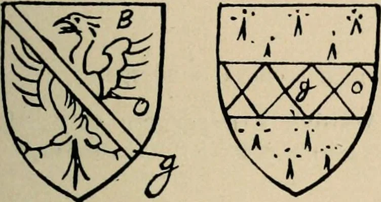 An illustration from The visitation of the county of Buckingham made in 1634 by John Philipot, esq. ..., 1909, leaf 156